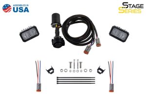 Toyota Tundra Reverse Light Kit - Rear - Diode Dynamics - C1 Sport Stage Series - Red - `22-`27